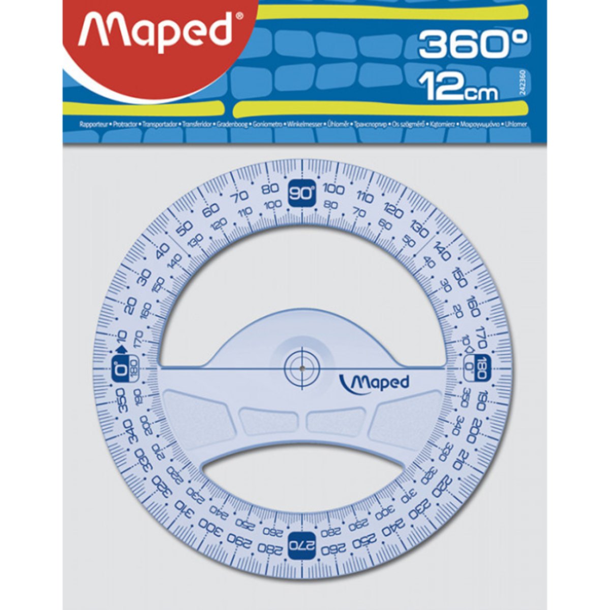 Goniometro Maped 242360 - In Plastica Per Scuola, Ufficio E Disegno Tecnico - Foto 7